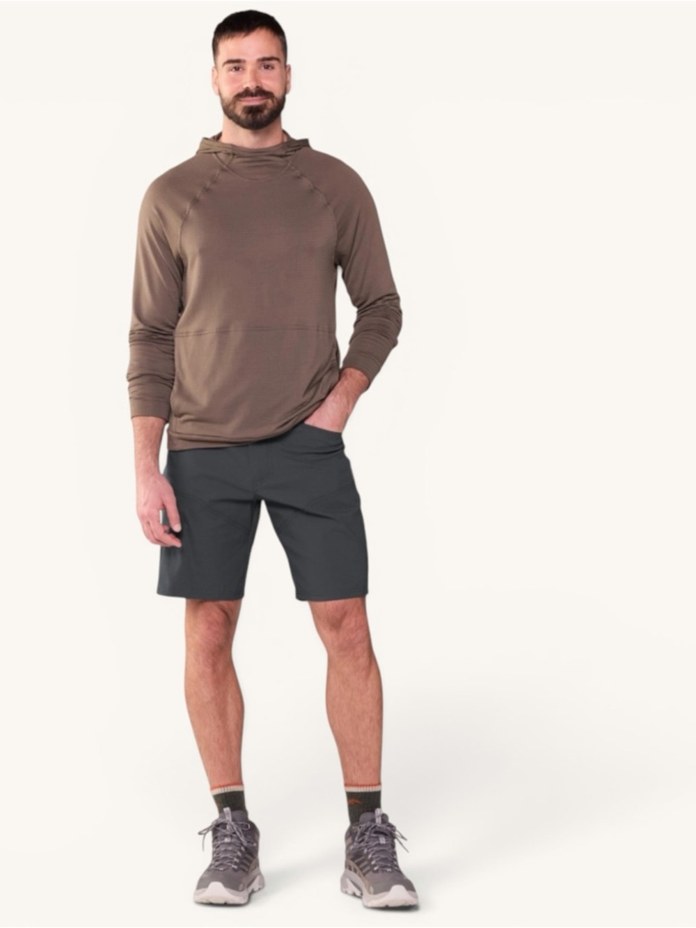 Kuhl Men's Renegade Rock 9" Shorts in Charcoal Gray, Size 38, MSRP $85